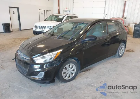 2017 Hyundai Accent Se z USA, uszkodzony, nr VIN KMHCT5AE2HU319654